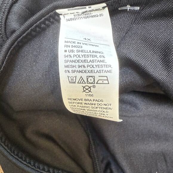 NWT Old Navy Sports Bra Bundle Black Light Support Blue High Support Size 4X - Picture 9 of 9